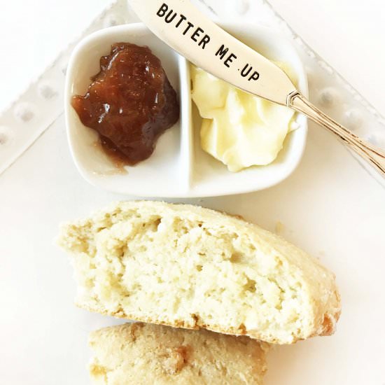 Sugar Cookie Scones