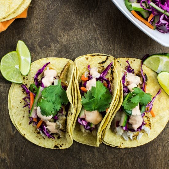 Banh Mi Fish Tacos