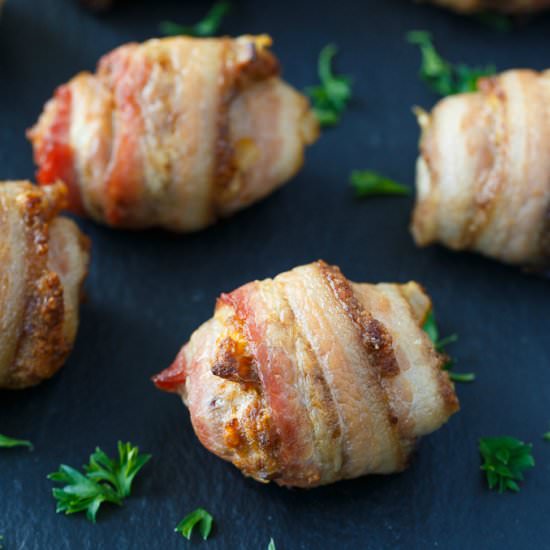 Stuffed Bacon Rolls