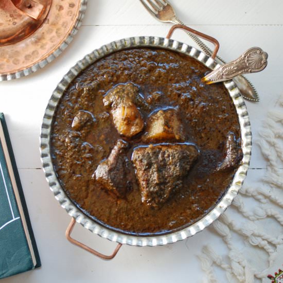 Indian Beef Saag