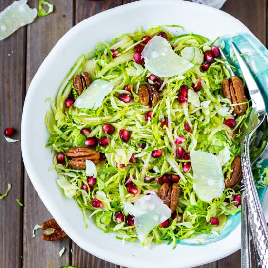 Shaved Brussels Sprouts Salad