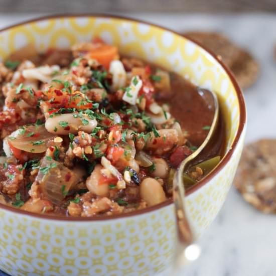 Beefless Vegetable Soup