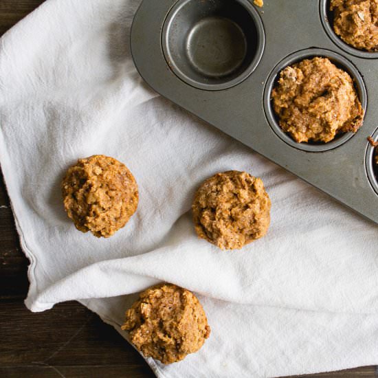 Cinnamon +  Sweet Potato Muffins