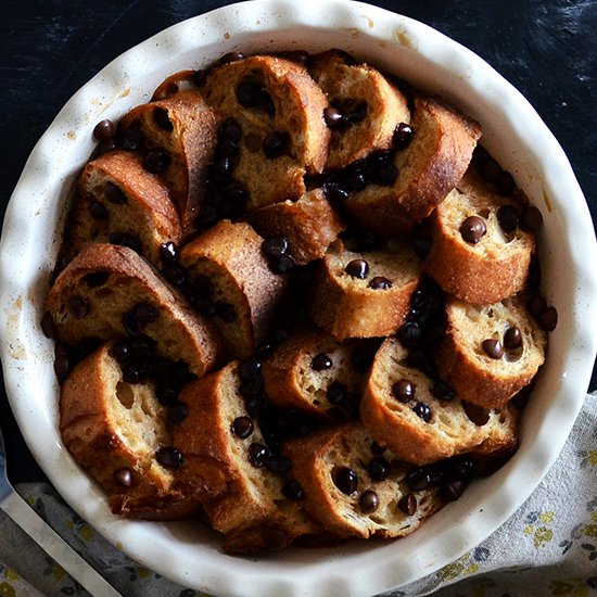 Choc Chip French Toast Casserole