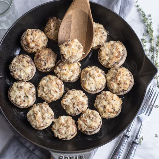 Creamy Stuffed Mushrooms