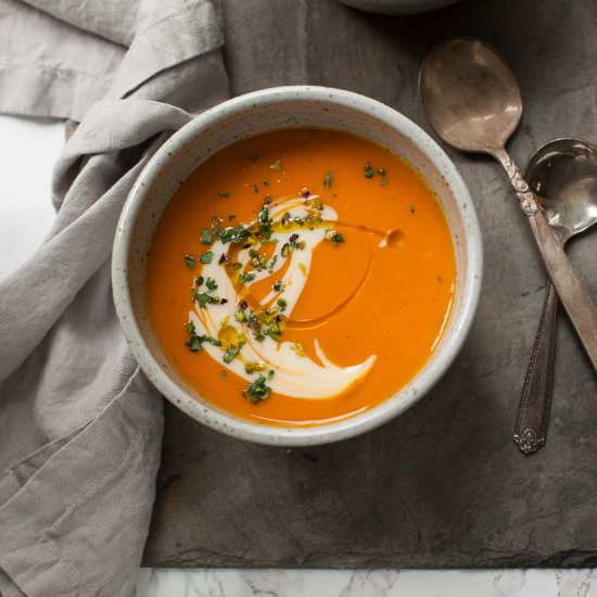 Cream of Butternut Squash Soup