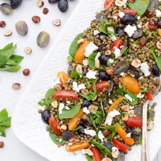 Lentil & Grape Salad