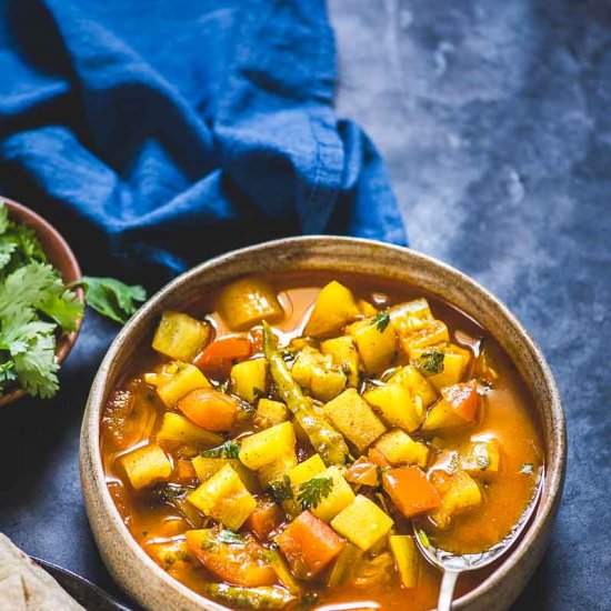 Healthy Bottle Gourd Tomato Curry