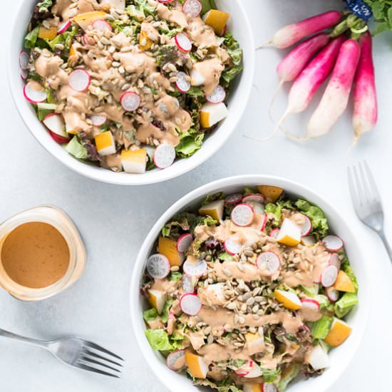 Asian Pear Salad With Radishes
