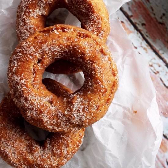 Pumpkin Doughnuts