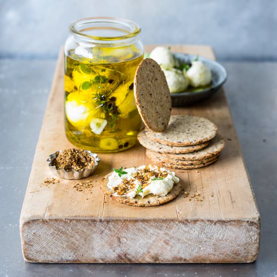 Herby Marinated Labneh