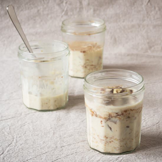Apple and Hazelnut Overnight Oats