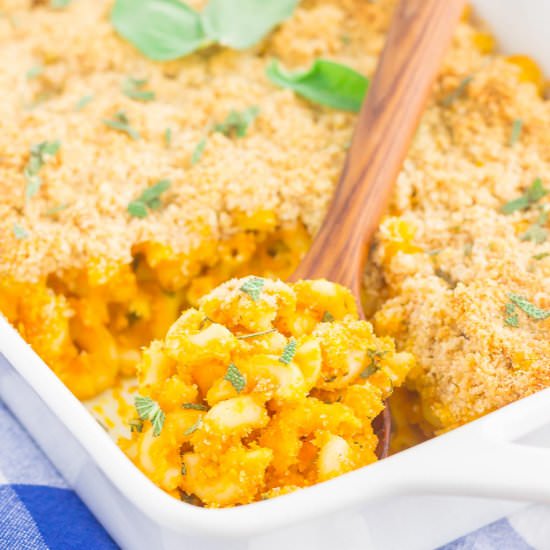 Pumpkin Macaroni and Cheese