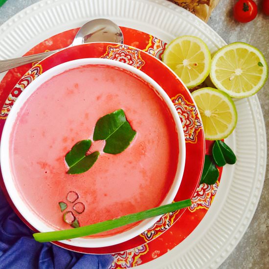 Thai Beetroot Coconut Soup