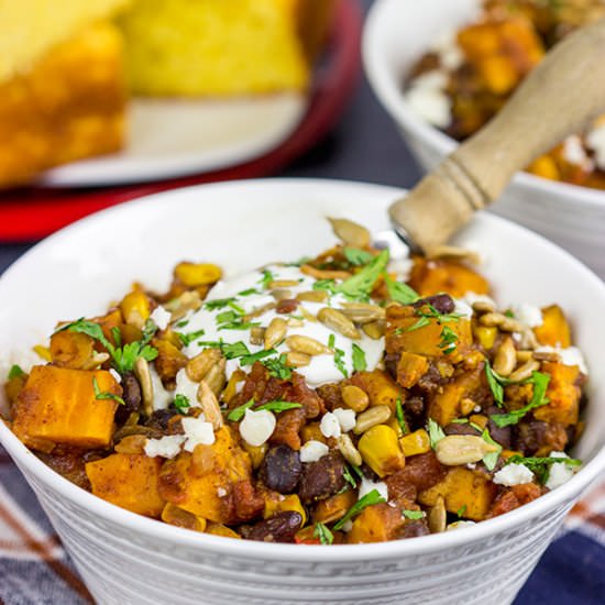 Sweet Potato and Black Bean Chili