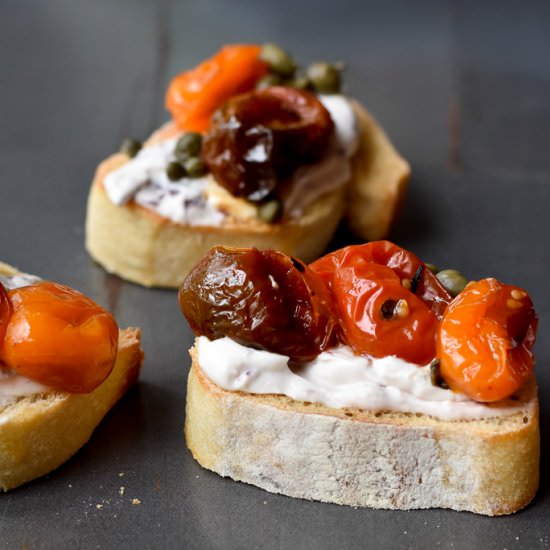 Puttanesca Bruschetta