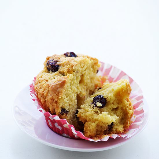 Vegan Cranberry Orange Muffins