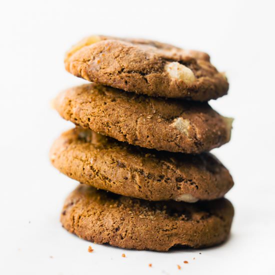 Flourless Ginger Molasses Cookies