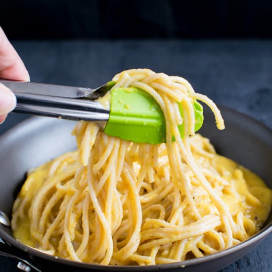 Vegan Habanero Cauliflower Spaghett