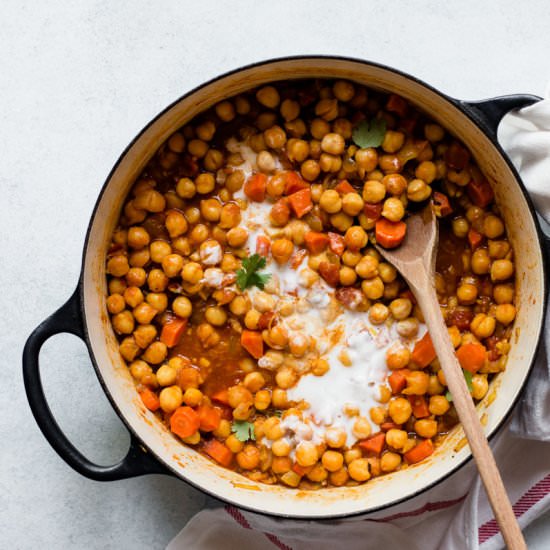Curried Chickpeas
