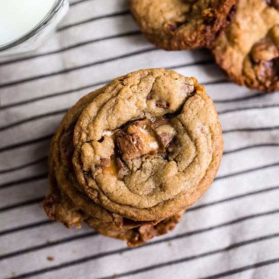 Milky Way Brown Butter Cookies