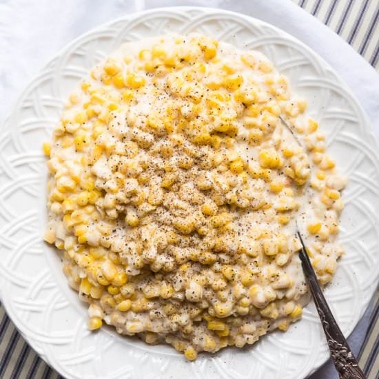 Pressure Cooker Creamed Corn