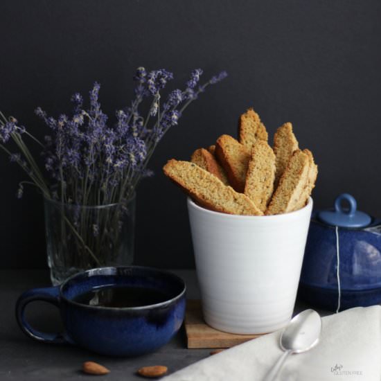 Gluten Free Lavender Biscotti