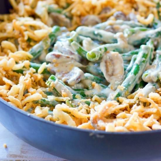 Skillet Green Bean Casserole