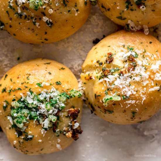 Garlic Parmesan Knots