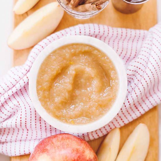 Bourbon Spice Applesauce