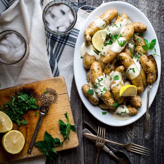 Za’atar Roasted Fingerling Potatoes
