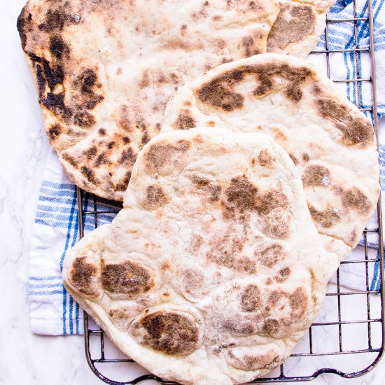Miracle 2 Ingredient Naan Bread