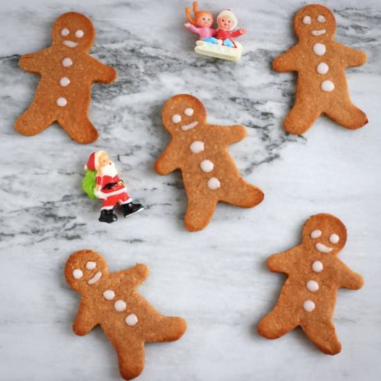 GF Vegan Gingerbread Cookies