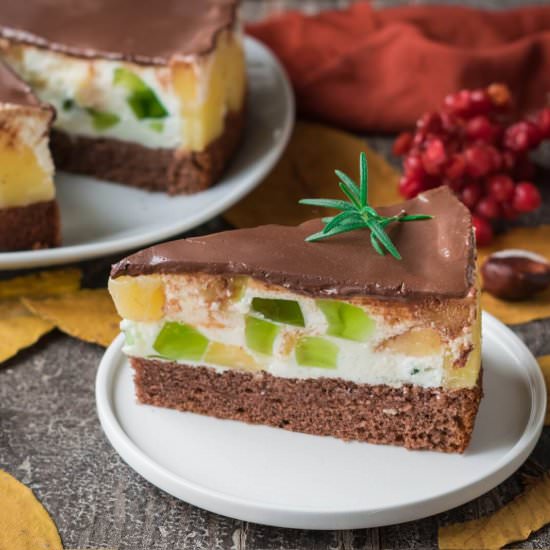 Pineapple Souffle Cake