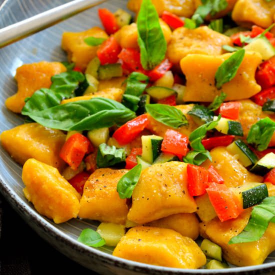 Vegan Pumpkin Gnocchi