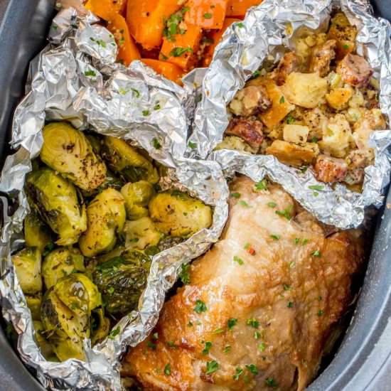 Slow Cooker Thanksgiving Dinner