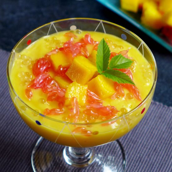 Mango Sago with Grapefruit
