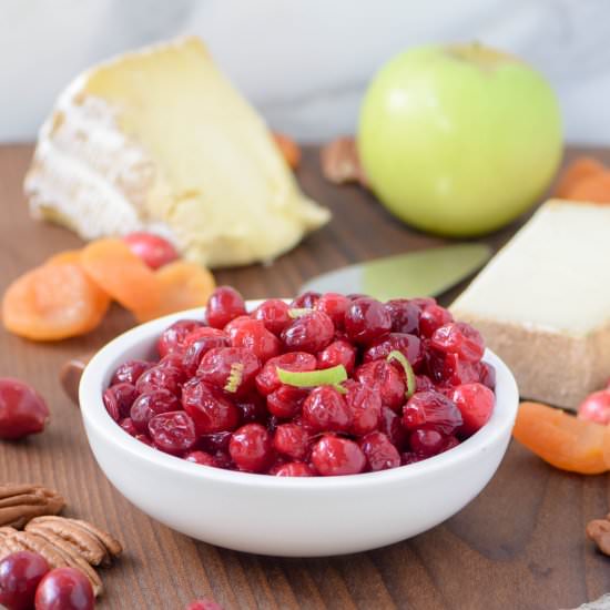 Quick Pickled Cranberries