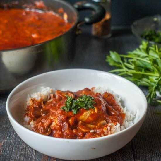Rick’s Chicken Cacciatore