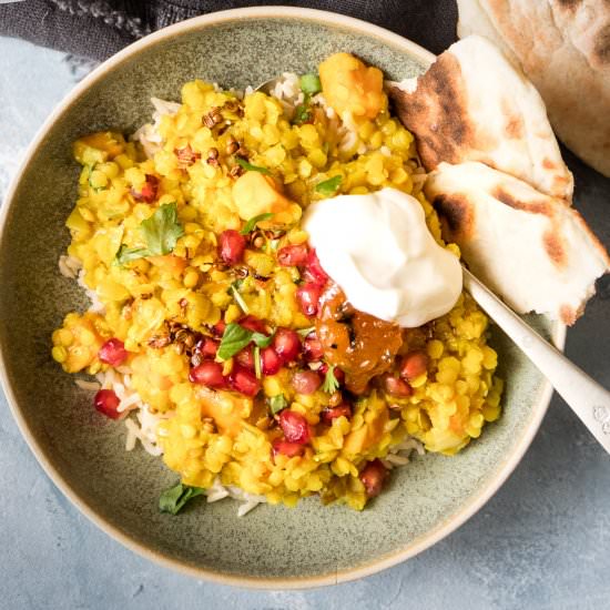 SWEET POTATO RED LENTIL DAL