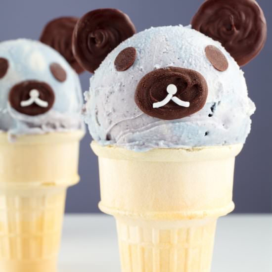 Vegan Rilakkuma Bear Ice Cream