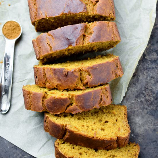 Gluten Free Pumpkin Bread