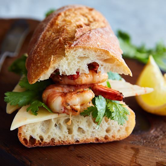 Grilled Shrimp Sandwich