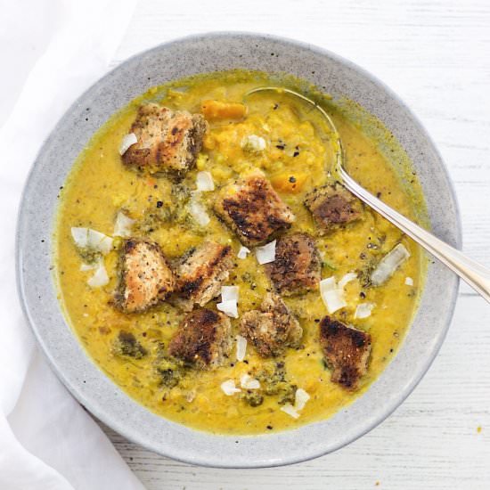 Butternut & Pearl Barley Soup