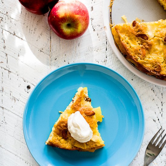French Apple Cardamom Cake