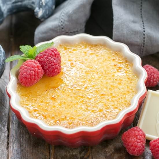 White Chocolate Creme Brulee