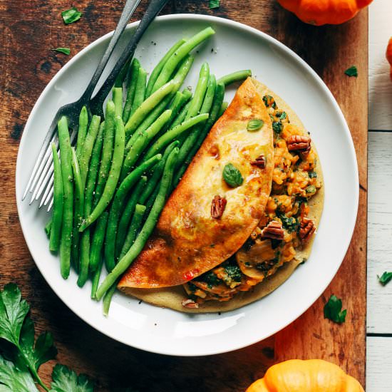 Maple Glazed Pumpkin Omelet