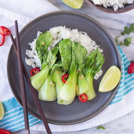 Sautéed Baby Bok Choy