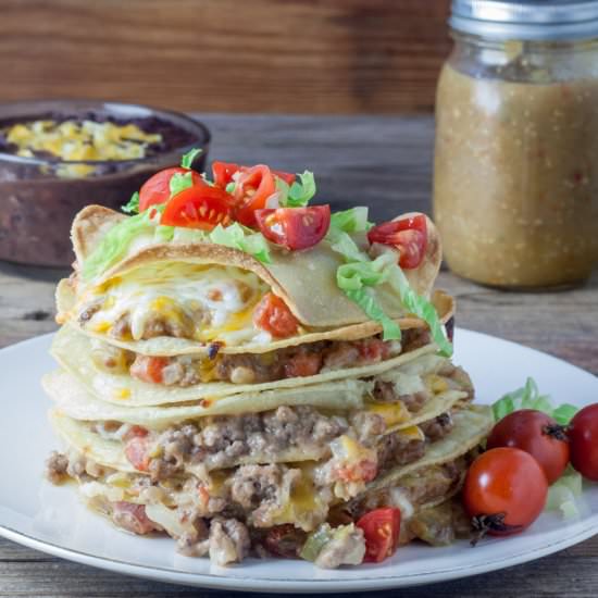 Easy Stacked Enchiladas