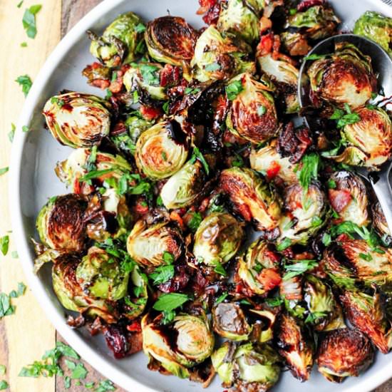 Balsamic Glazed Brussels Sprouts